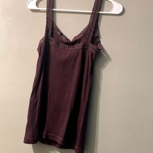 Women’s maroon camisole